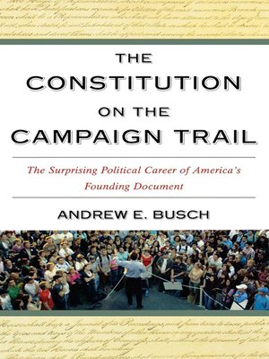 cover image of The Constitution on the Campaign Trail